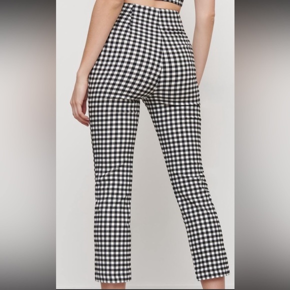 Dynamite Grace High-Rise Gingham Pant and Crop Top, BNWT - Picture 2 of 16